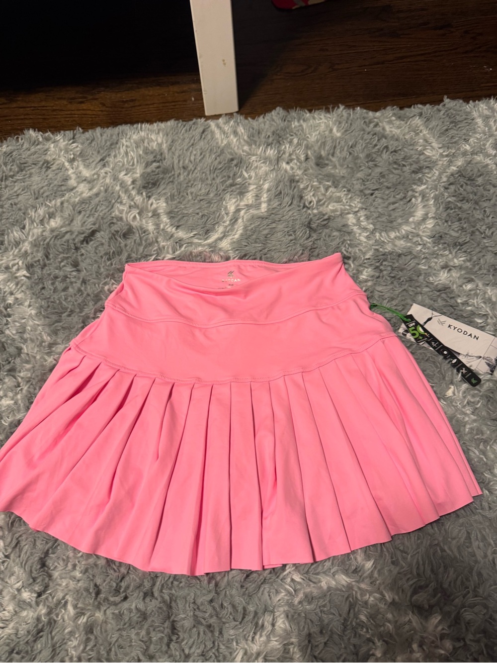 Kyodan Bright Pink Pleated Skater Skirt